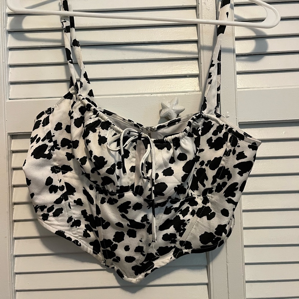 Cattivo top black and white, Small
